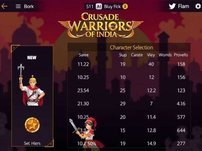 Crusade Warriors Of India download statistics chart